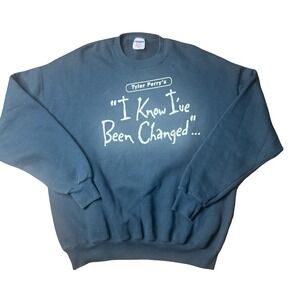 Vintage 90s Tyler Perry "I Know‎ I've Been Changed" Sweatshirt 2X RARE Theater